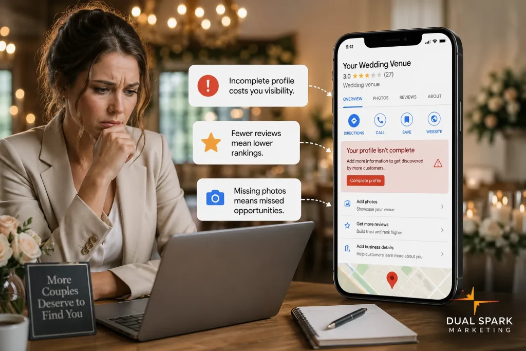 wedding venue google business profile optimization for better google maps rankings